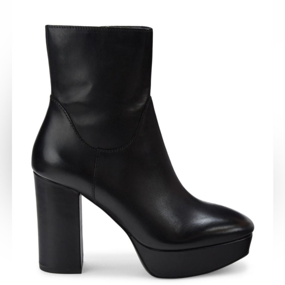 Ash Amazon Platform Genuine leather block heel boots size 7 booties
